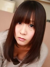 Lovely and sexy Japanese av idol Seki Manami wants to have sex on the couch