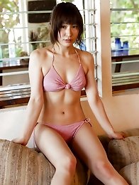 Mari Okamoto Asian shows sexy legs in very naughty photo sessions