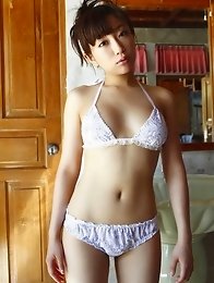Cutie Sayuri Otome shows off her beautiful curves in lingerie