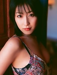 Incredible Hiroko Sato looks beautiful in her lace lingerie