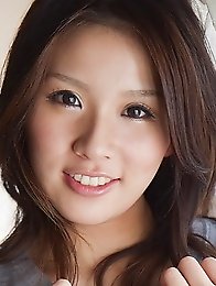 Honey japanese babe Rinka Aiuchi show her hairy pussy