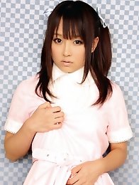 Kana Moriyama Asian looks like princess in white and black lace
