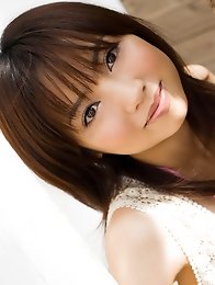 Beautiful japanese Haruka Itoh shows her body and hairy pussy