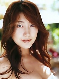 Megumi Yasu Asian cutie showing off her hot body in a bikini