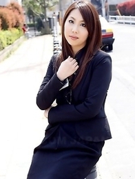 Hikaru Matsu loves posing outdoors