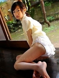 Slim Aoba Itou poses on the floor