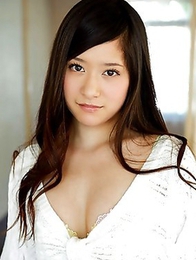 Kana Yume loves touching her breasts with sweet pleasure