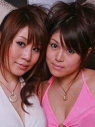 Honami Isshiki and Alice Mizuno pose