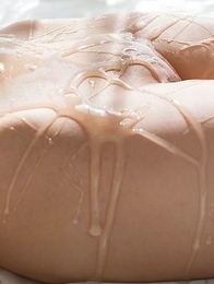 Enthusiastic masseuse Juri Kisaragi giving a great footjob to her client