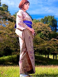 Fully nude photoshoot featuring big tits of an Asian Kirara Asuka