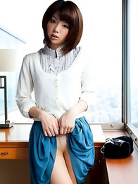 Nozomi Mayu is getting absolutely naked with excitement