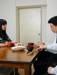 Risa Kurokawa is fucked in mouth and twat