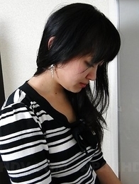 Hot Asian Risa Kurokawa takes panties off