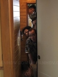 Juri Kitahara housewife is watched by men