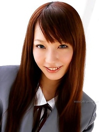 Hina Kurumi is posing like a perverted businesswoman