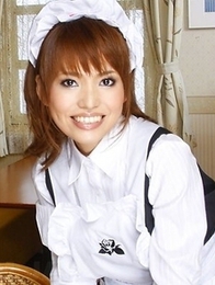 Yui Shimizu is a busty housemaid