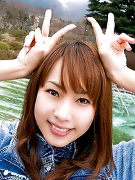 Akina is a playful Asian mademoiselle with a hairy pussy