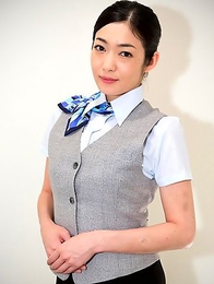 Office girl Ryu Enami gets taken to the office storage and turned into our face fuck slut.