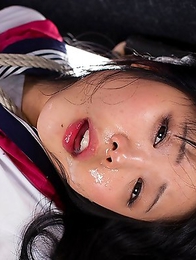 Schoolgirl Yui Kawagoe discovers she is super horny when she gets her first period.