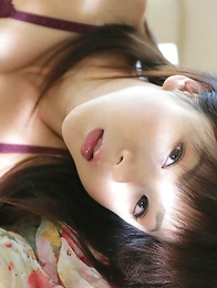 Aki Hoshino Asian with perfect curves is so romantic and superb