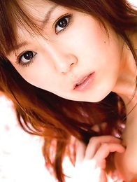 Ruru Anoa with big cans sits with provocative ass up in air