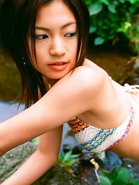 Misako Yasuda shows sexy legs in sexy ways even in hay