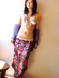 Konomi Yoshikawa smiles being proud of her lustful curves