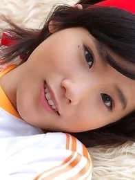 Japan teen Yuzuki Hashimoto does gym exercises and enjoys ice cream