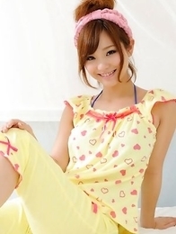 Ichika Nishimura is the cuttest doll in yellow pyjamas