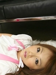 Momoka Narushima in long sucks is very sexy house keeper