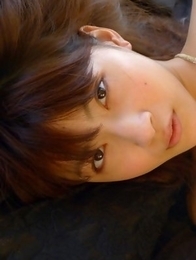 Asana Mamoru takes coat off and exposes generous hooters